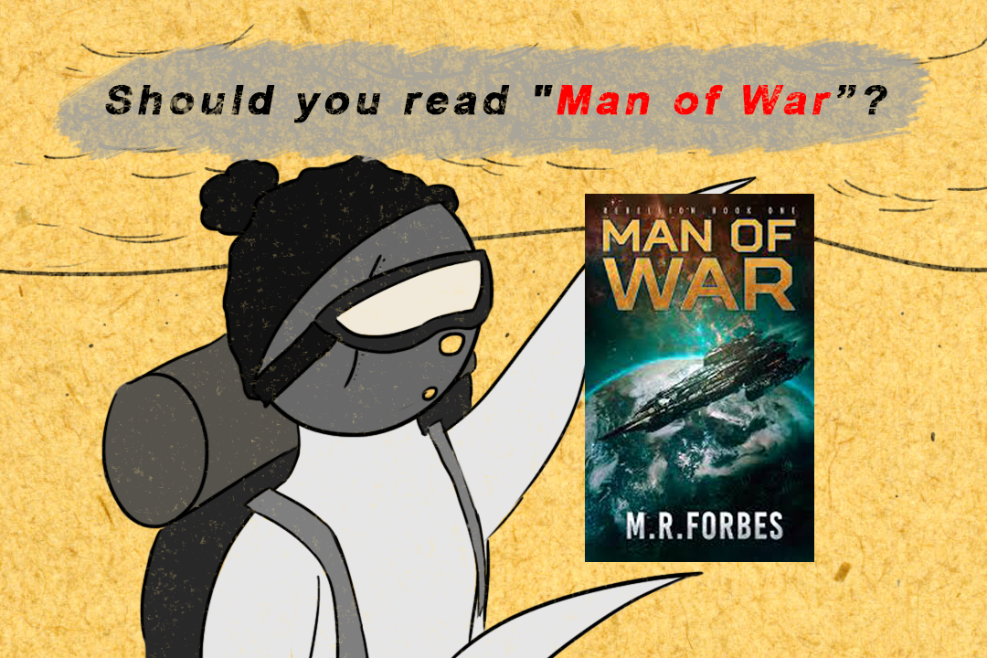 A few of apocalyptic sci-fi novel "Man of War".